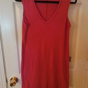 Banana Republic bright pink t-shirt shift dress. Size M.